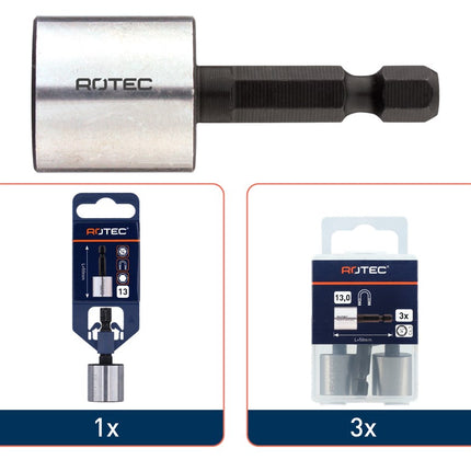 Dopsleutel, E6.3, magnetisch