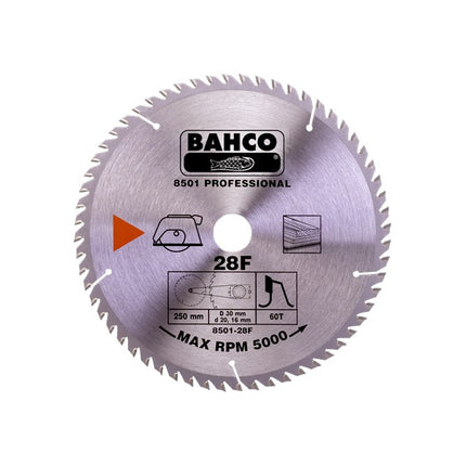 Afbeelding BAHCO cirkelzaagblad 8501-F / -XF