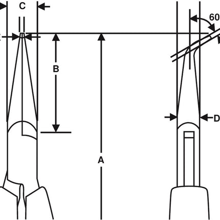 Bahco Lange Punttang Lindstrom – 7892