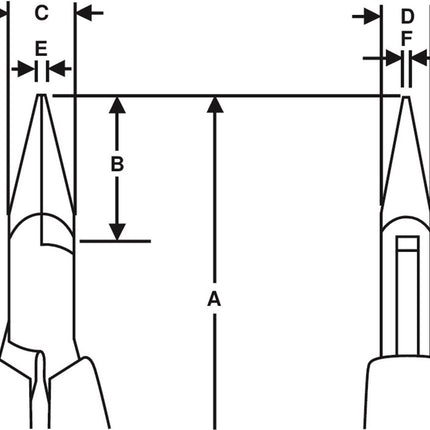 Bahco Lange Punttang Lindstrom – 7893