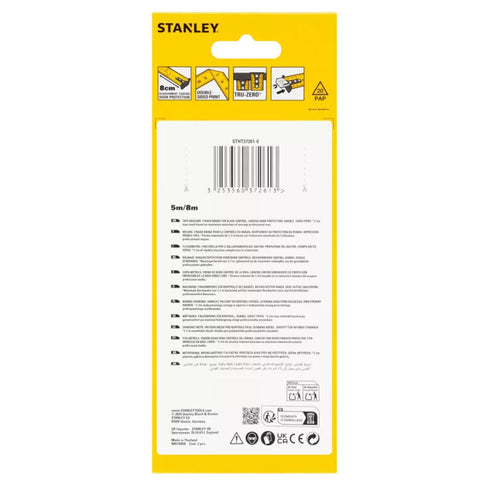 Stanley DUOPACK: ROLBANDMAAT CONTROL-LOCK 5M 8M