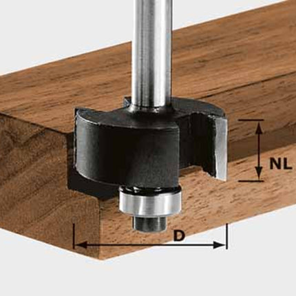 Sponningfrees HW schacht 8 mm HW S8 D31,7/NL 12,7
