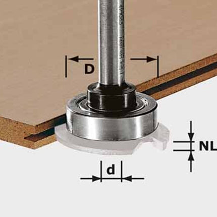 Freesspindel S8 1,5-5 KL28