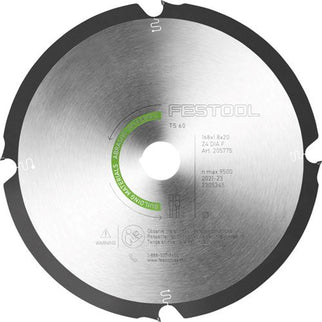 Cirkelzaagblad DIA 168x1,8x20 F4