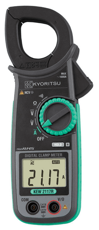 Kyoritsu Digitale TRMS stroomtang 1000A AC autorange resolutie van 0.01A 2117R