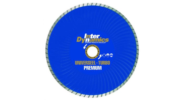 InterDynamics 359125 Turbo Premium Diamantdoorslijpschijf 125 x 22,23 x 2mm Beton - Steen