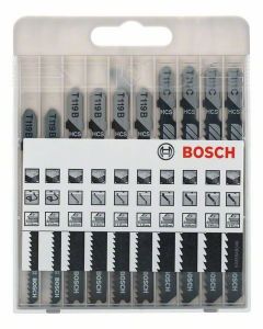 Bosch 10-delige decoupeerzaagbladenset Basic for Wood T 119 BO; T 119 B; T 111 C