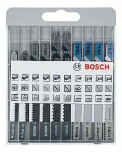 Bosch 10-delige decoupeerzaagbladenset Basic for Metal and Wood T 119 BO; T 119 B; T 111 C; T 218 A; T 118 G; T 118 A; T 118 B