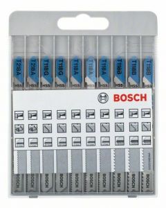 Bosch 10-delige decoupeerzaagbladenset Basic for Metal T 218 A; T 118 G; T 118 A; T 118 B