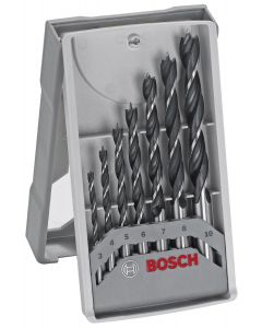 Bosch 7-delige houtborenset 3,4,5,6,7,8,10