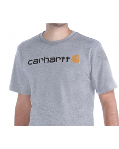 Carhartt Logo T-Shirt Licht Grijs