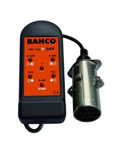 Bahco 24V Stopcontacttester 7 pin voor vrachtwagens voor 24N stekkers BELT247N