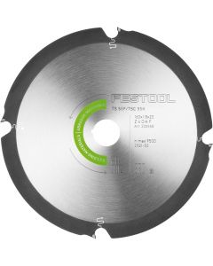 Festool Cirkelzaagblad voor Cementplaten | Abrasive Materials | Ø 160mm Asgat 20mm 4T - 205558