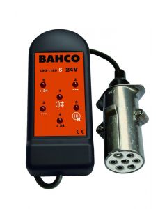 Bahco 24V Stopcontacttester 7 pin voor vrachtwagens voor 24S stekkers BELT247S