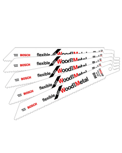 Bosch Reciprozaagblad S 922 HF Flexible for Wood and Metal - 5 stuks