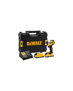DeWALT 18V XR Brushless Compacte Slagschroevendraaier 2x 3.0Ah in TSTAK DCF809L2T-QW