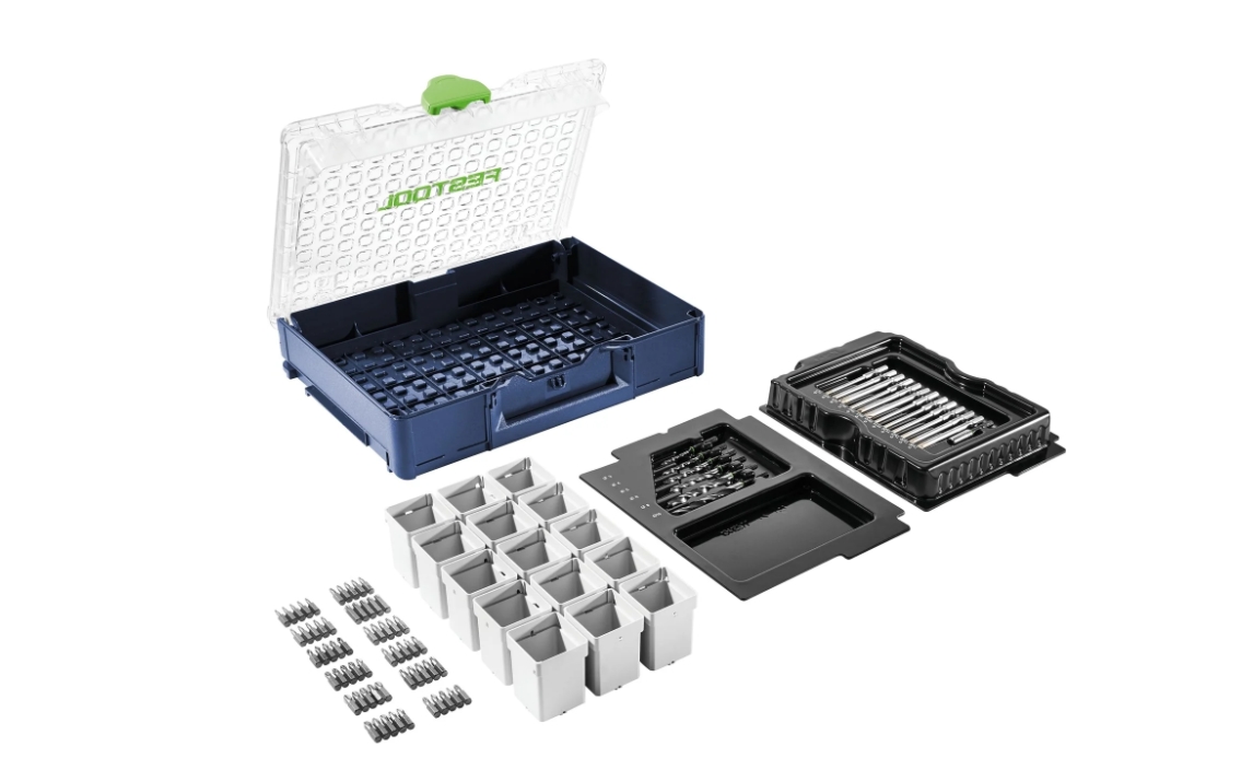 Festool SYS3 ORG M 89 Limited edition Systainer Organizer incl Schroefbits en Boren CENTROTEC - 576931